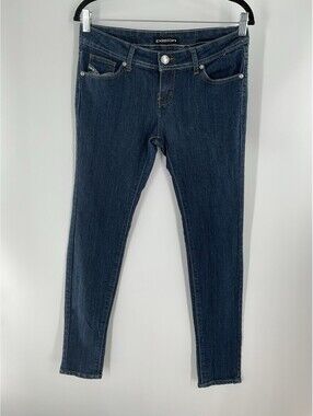 Passion Women’s Junior Size 9 Skinny Jeans Dark Blue 115